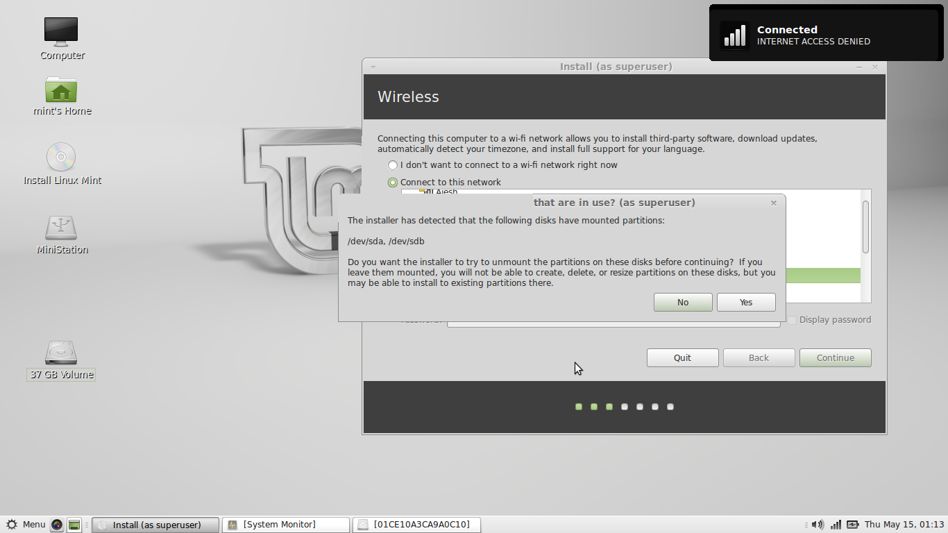 Linux Mint 16. Linux Mint магазин приложений. Linux Mint 5. Стандартный музыкальный плеер для Linux Mint. Connection denied